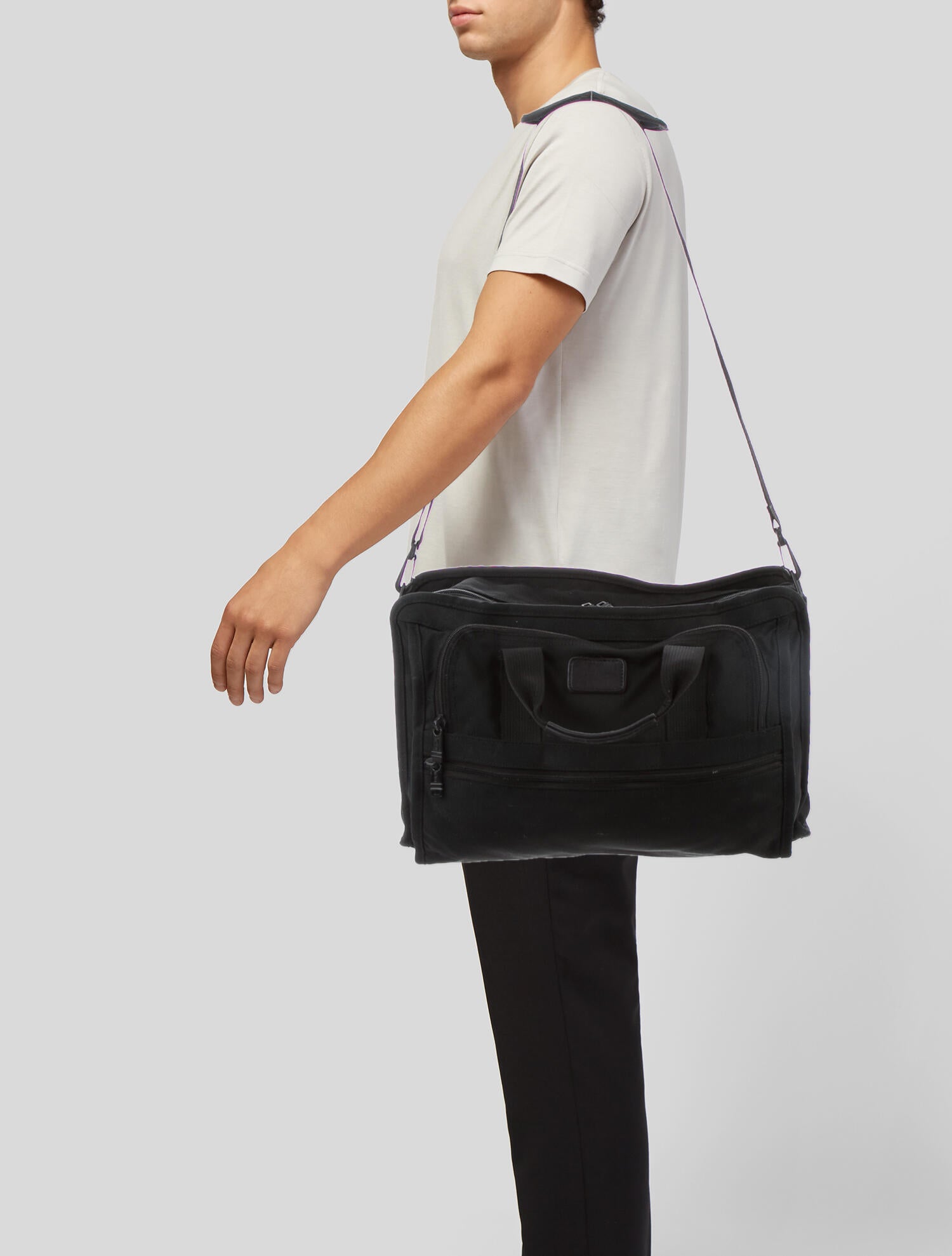 Tumi Canvas Messenger Bag